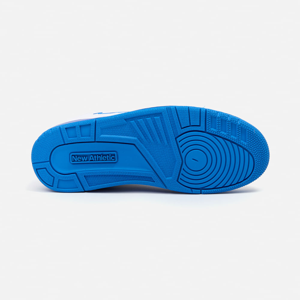 ZAPATILLAS NEW ATHLETIC SKATEBOARDING SPACE105 BLANCO CON AZUL MUJER - 3