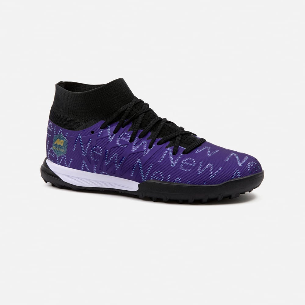ZAPATILLAS NEW ATHLETIC FOOTBALL CHUGGU107 MORADO CON NEGRO JUVENIL - 1