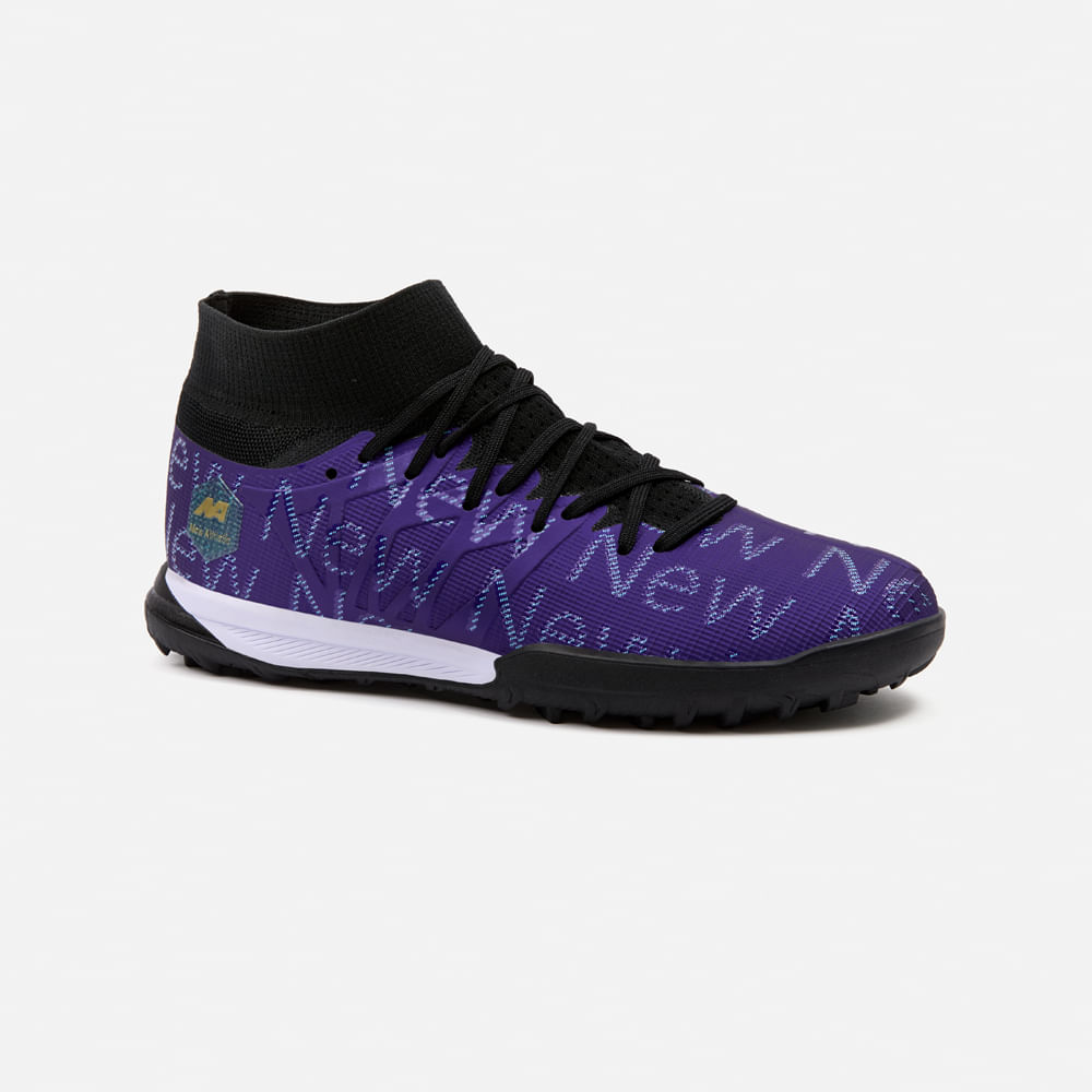 ZAPATILLAS NEW ATHLETIC FOOTBALL CHUGGU107 MORADO CON NEGRO JUVENIL - 1