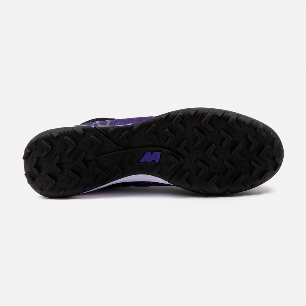 ZAPATILLAS NEW ATHLETIC FOOTBALL CHUGGU107 MORADO CON NEGRO JUVENIL - 3