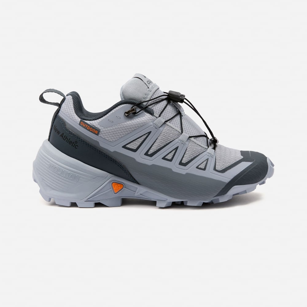 ZAPATILLAS NEW ATHLETIC OUTDOOR MOUNTAIN65 GRIS CON NARANJA MUJER - 2