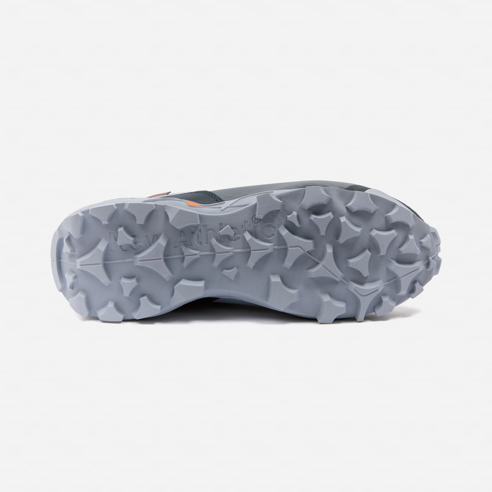 ZAPATILLAS NEW ATHLETIC OUTDOOR MOUNTAIN65 GRIS CON NARANJA MUJER - 3