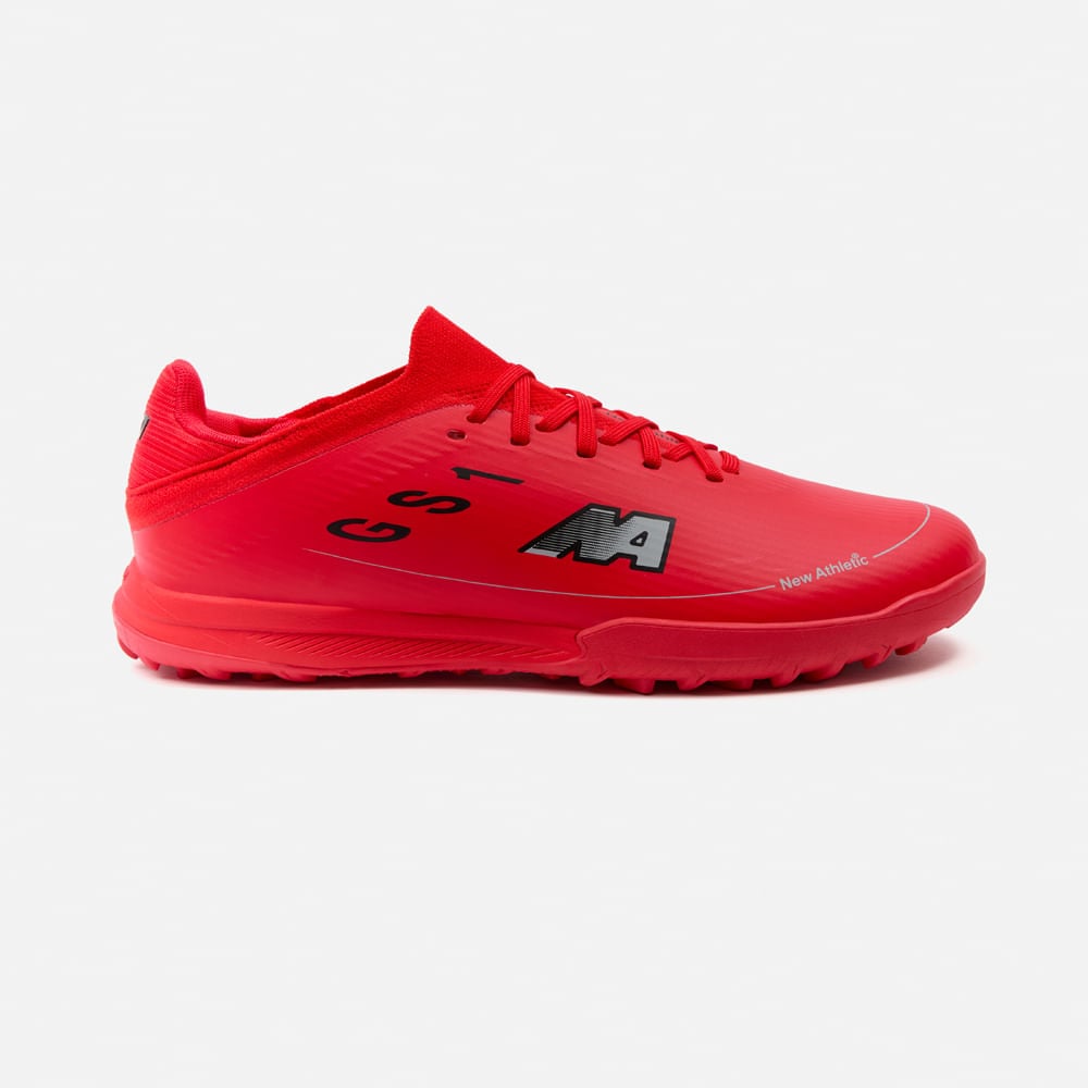 ZAPATILLAS NEW ATHLETIC FOOTBALL GUETS108 ROJO CON NEGRO JUVENIL - 2