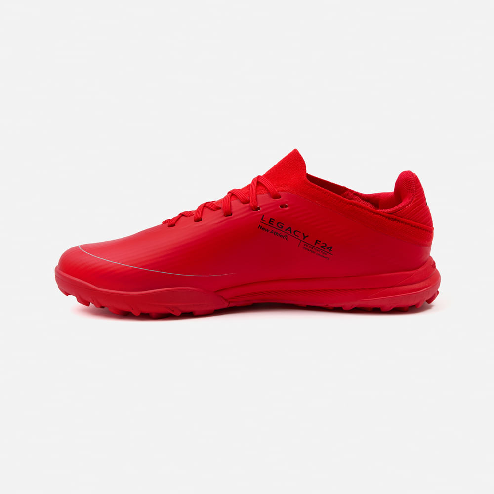 ZAPATILLAS NEW ATHLETIC FOOTBALL GUETS108 ROJO CON NEGRO JUVENIL - 3