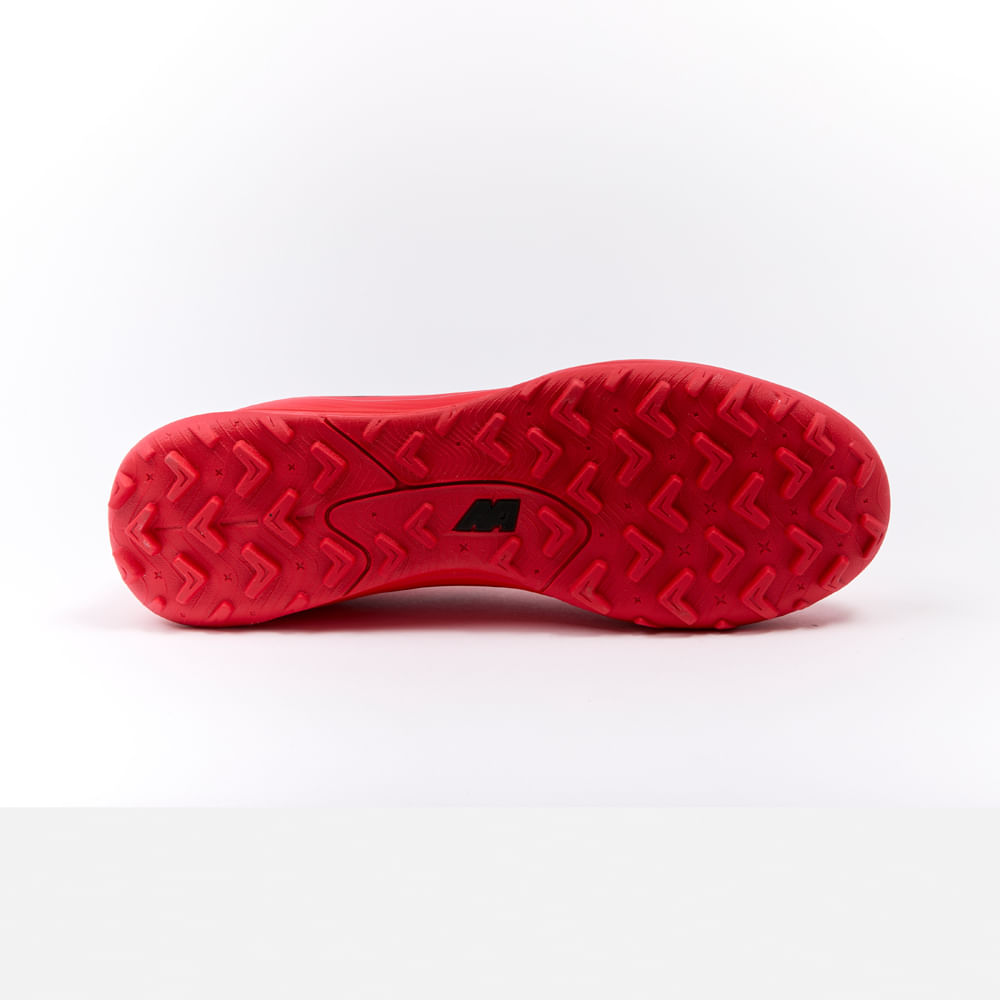 ZAPATILLAS NEW ATHLETIC FOOTBALL GUETS108 ROJO CON NEGRO JUVENIL - 4