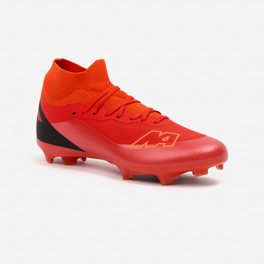 ZAPATILLAS NEW ATHLETIC FOOTBALL SLABS128 NARANJA CON NEGRO JUVENIL - 1