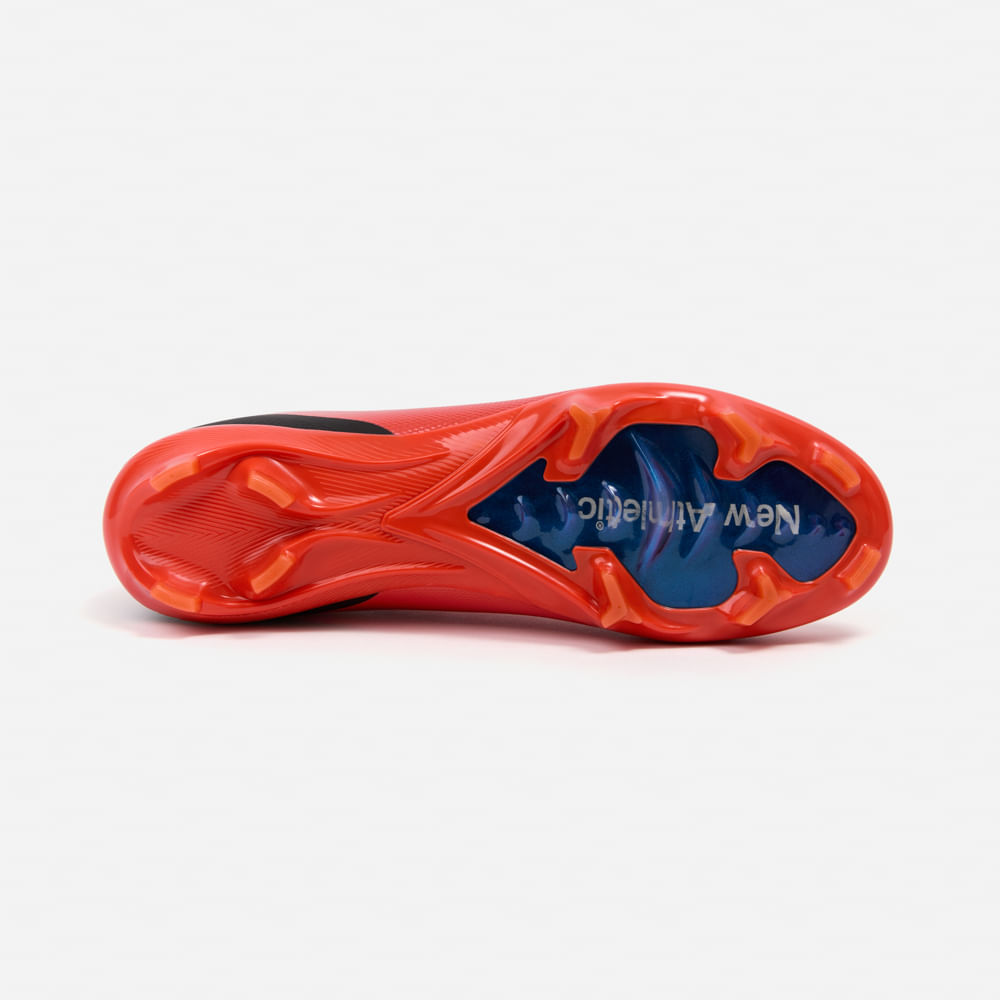 ZAPATILLAS NEW ATHLETIC FOOTBALL SLABS128 NARANJA CON NEGRO JUVENIL - 3