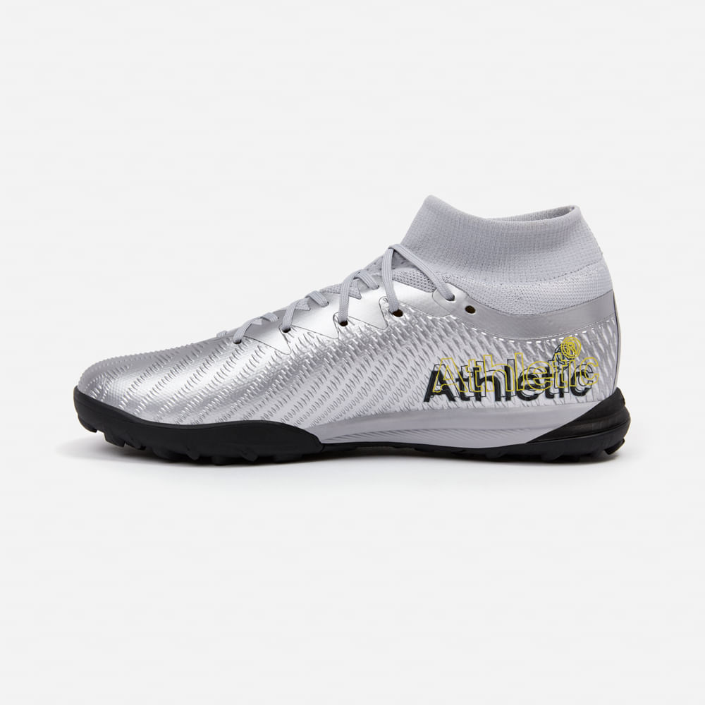 ZAPATILLAS NEW ATHLETIC FOOTBALL VORTEX104 PLATEADO CON NEGRO JUVENIL - 3