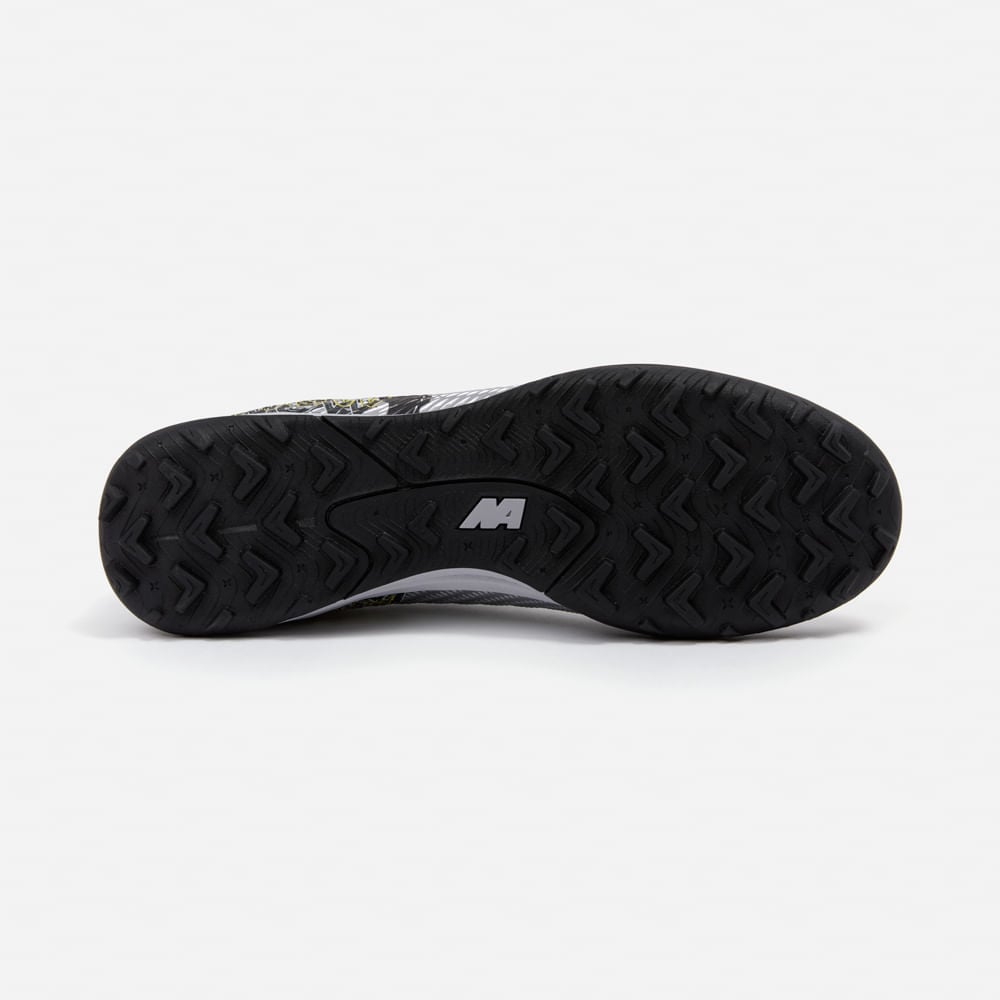 ZAPATILLAS NEW ATHLETIC FOOTBALL VORTEX104 PLATEADO CON NEGRO JUVENIL - 4