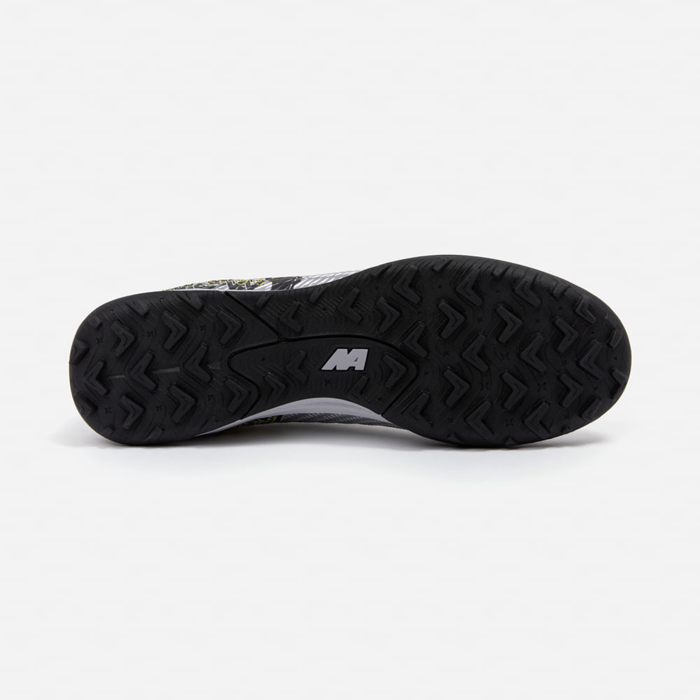 ZAPATILLAS NEW ATHLETIC FOOTBALL VORTEX104 PLATEADO CON NEGRO JUVENIL - 4