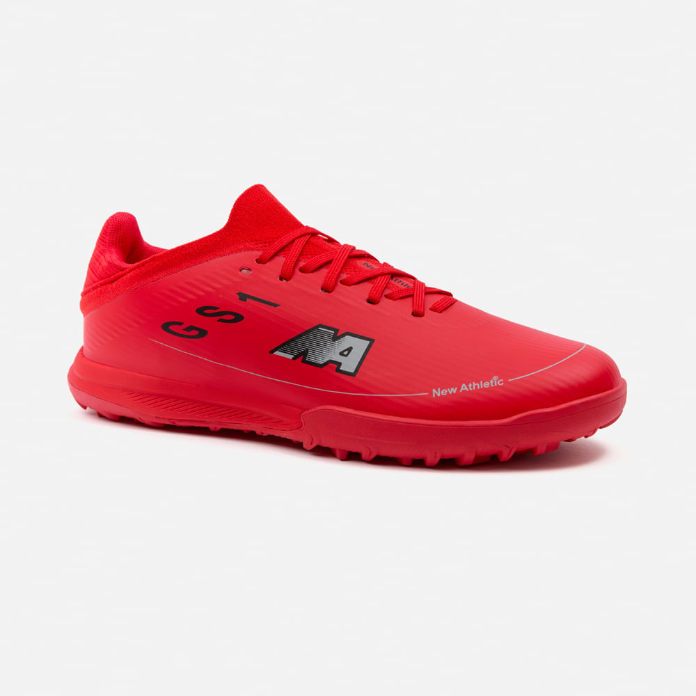 ZAPATILLAS NEW ATHLETIC FOOTBALL GUETS108 ROJO CON NEGRO HOMBRE - 1