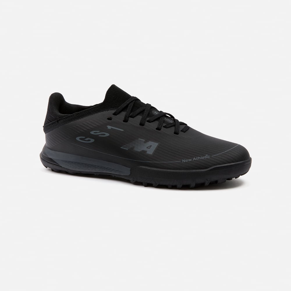 ZAPATILLAS NEW ATHLETIC FOOTBALL GUETS108 NEGRO CON PLOMO JUVENIL - 1