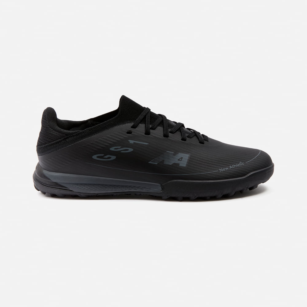 ZAPATILLAS NEW ATHLETIC FOOTBALL GUETS108 NEGRO CON PLOMO JUVENIL - 2