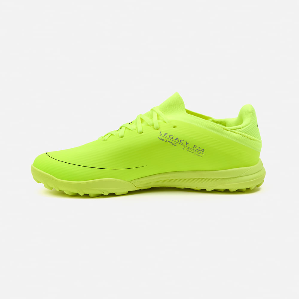 ZAPATILLAS NEW ATHLETIC FOOTBALL GUETS108 VERDE NEÓN CON NEGRO JUVENIL - 3