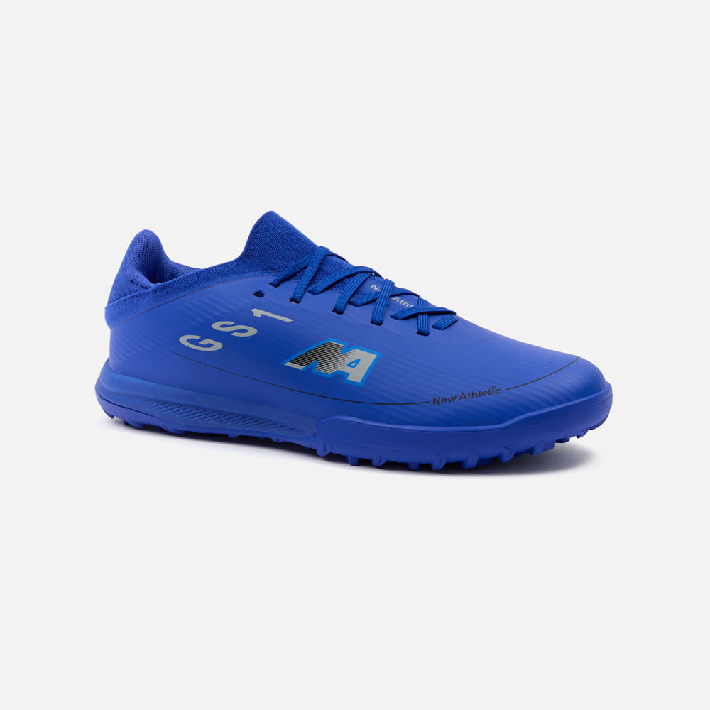 ZAPATILLAS NEW ATHLETIC FOOTBALL GUETS108 AZUL CON NEGRO JUVENIL - 1