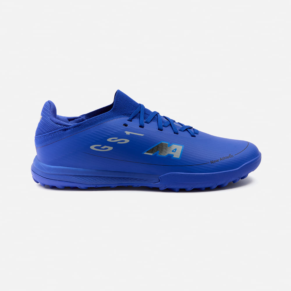 ZAPATILLAS NEW ATHLETIC FOOTBALL GUETS108 AZUL CON NEGRO JUVENIL - 2