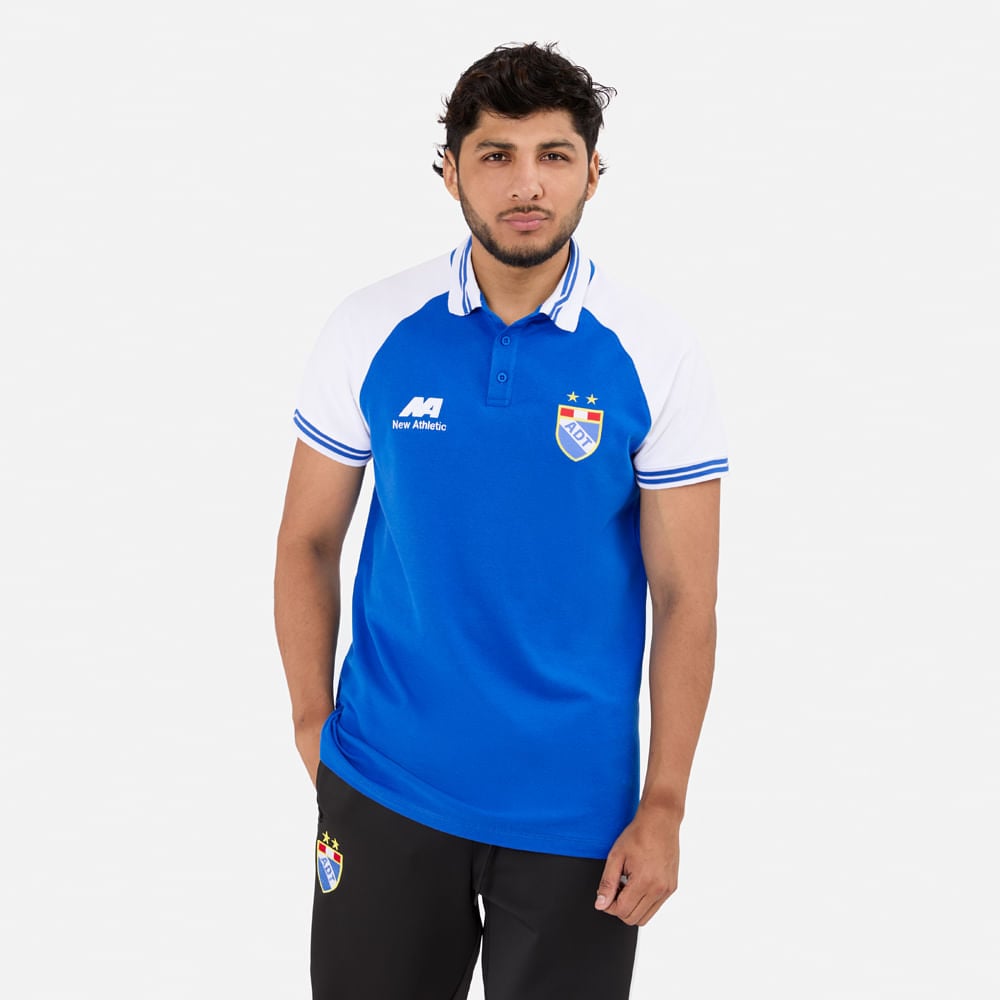 POLO ADT STAR AZUL CON BLANCO HOMBRE - 1