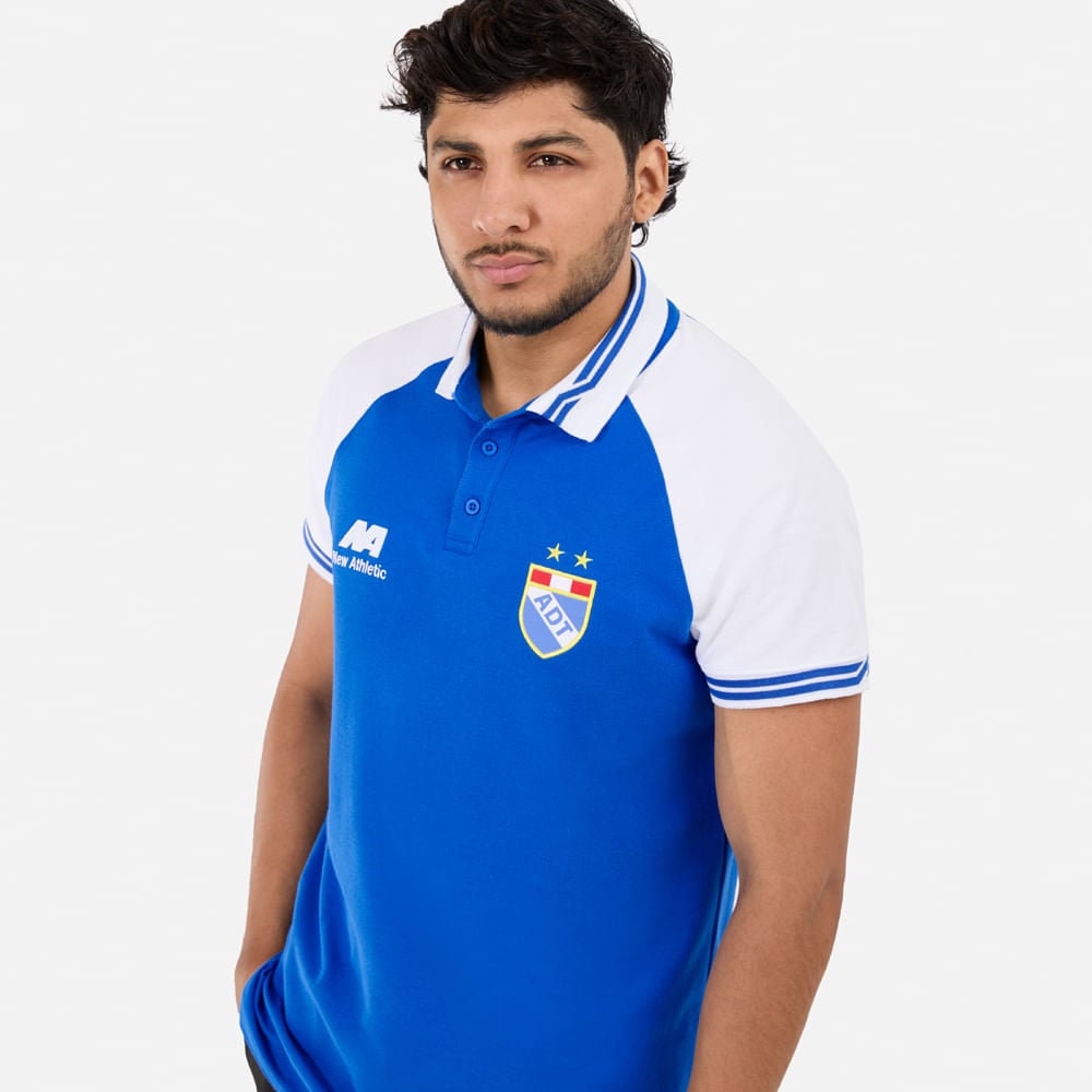 POLO ADT STAR AZUL CON BLANCO HOMBRE - 3