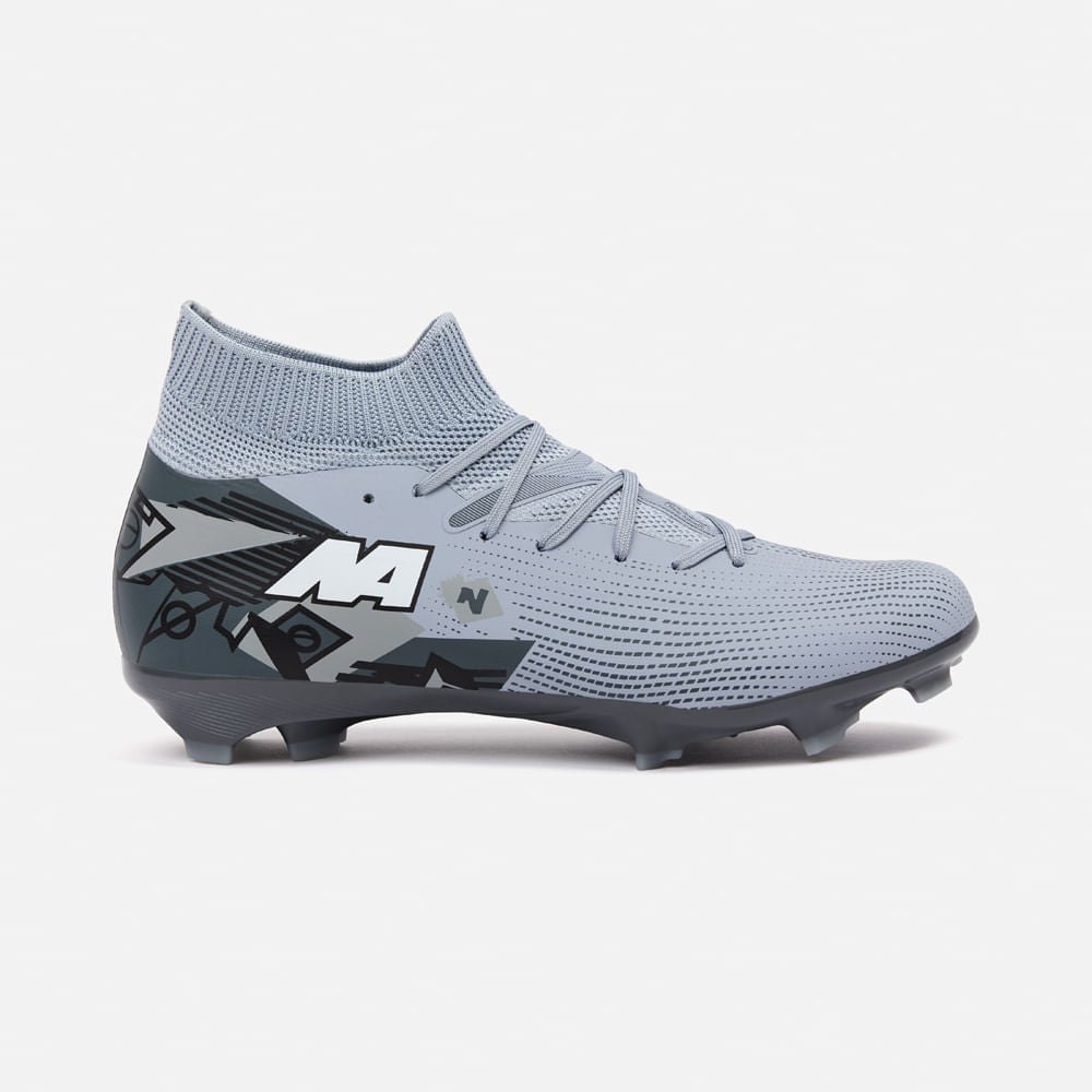 ZAPATILLAS NEW ATHLETIC FOOTBALL SCARPA123 GRIS CON PLOMO JUVENIL - 2