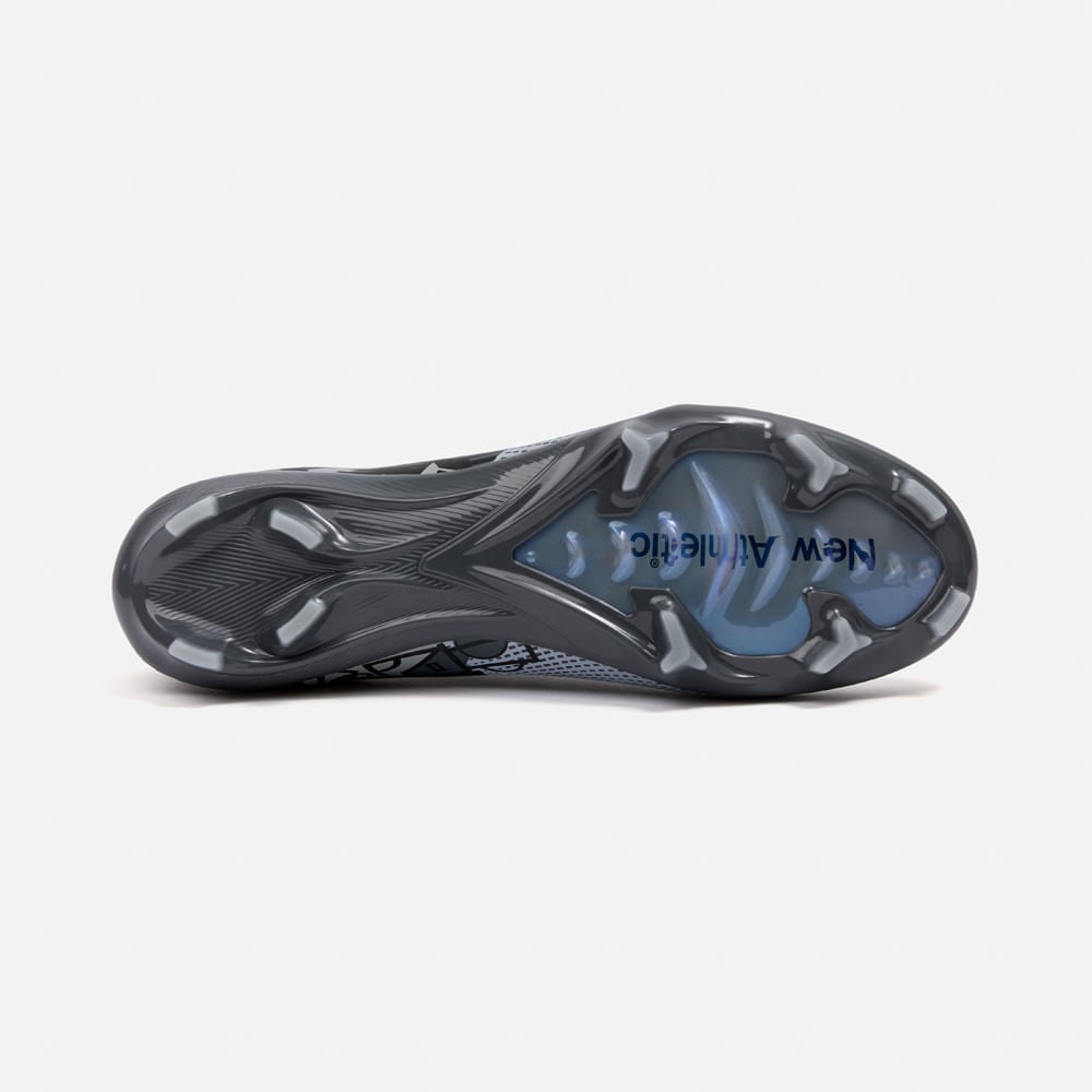 ZAPATILLAS NEW ATHLETIC FOOTBALL SCARPA123 GRIS CON PLOMO JUVENIL - 3