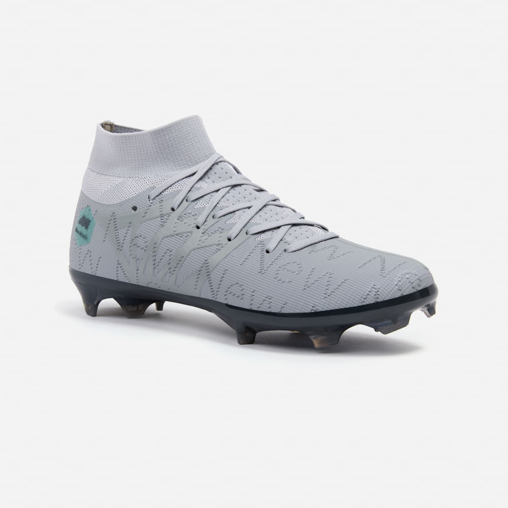 ZAPATILLAS NEW ATHLETIC FOOTBALL CHUGGU127 GRIS CON NEGRO JUVENIL - 1