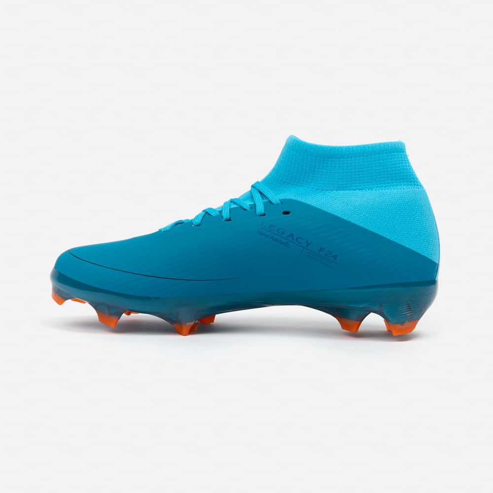 ZAPATILLAS NEW ATHLETIC FOOTBALL GUETS129 AZULINO CON TURQUESA JUVENIL - 3