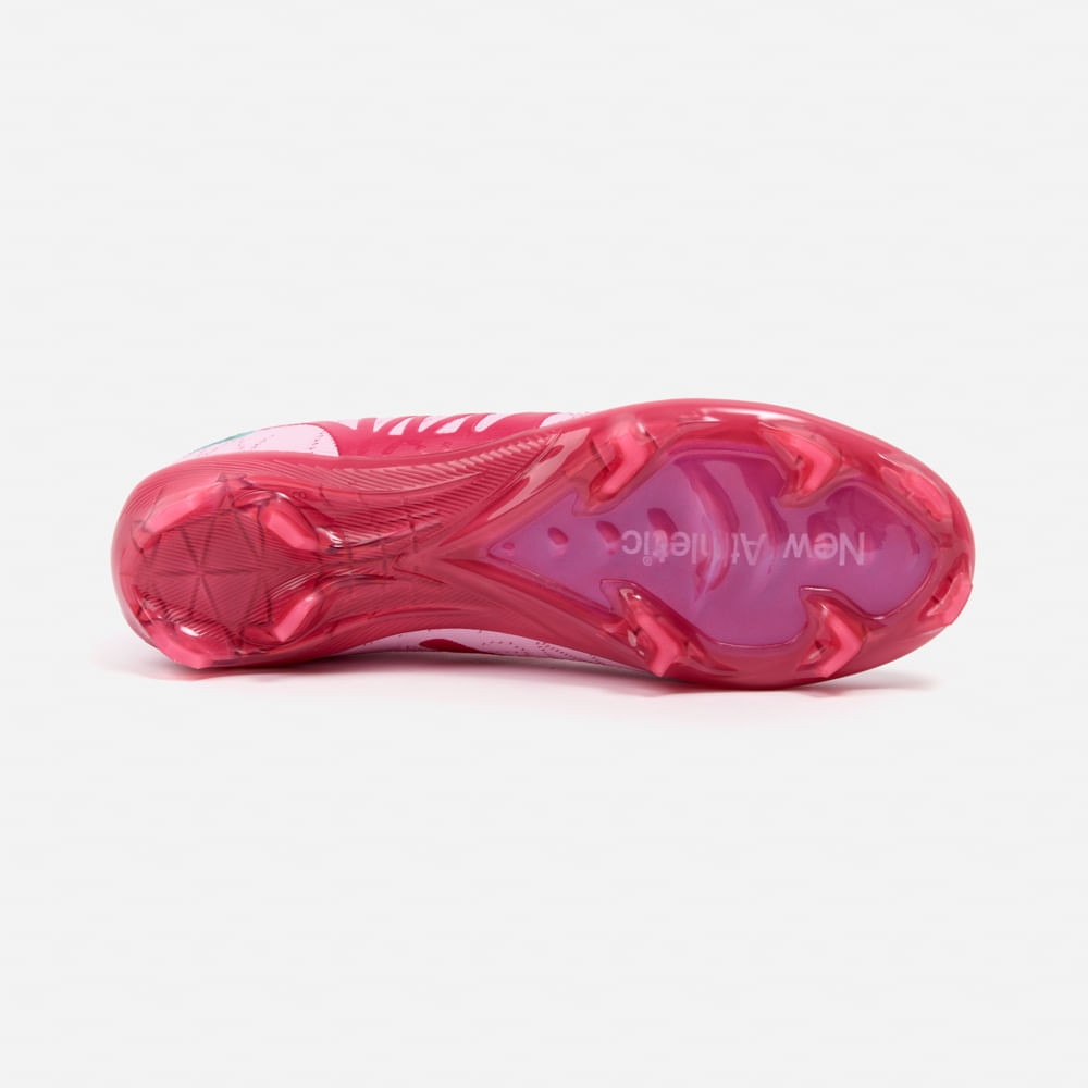 ZAPATILLAS NEW ATHLETIC FOOTBALL CHUGGU127 ROSADO CON FUCSIA JUVENIL - 3