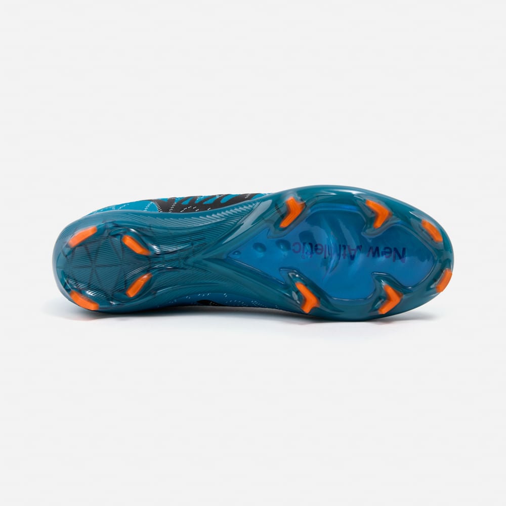 ZAPATILLAS NEW ATHLETIC FOOTBALL CHUGGU127 AZULINO CON TURQUESA JUVENIL - 3