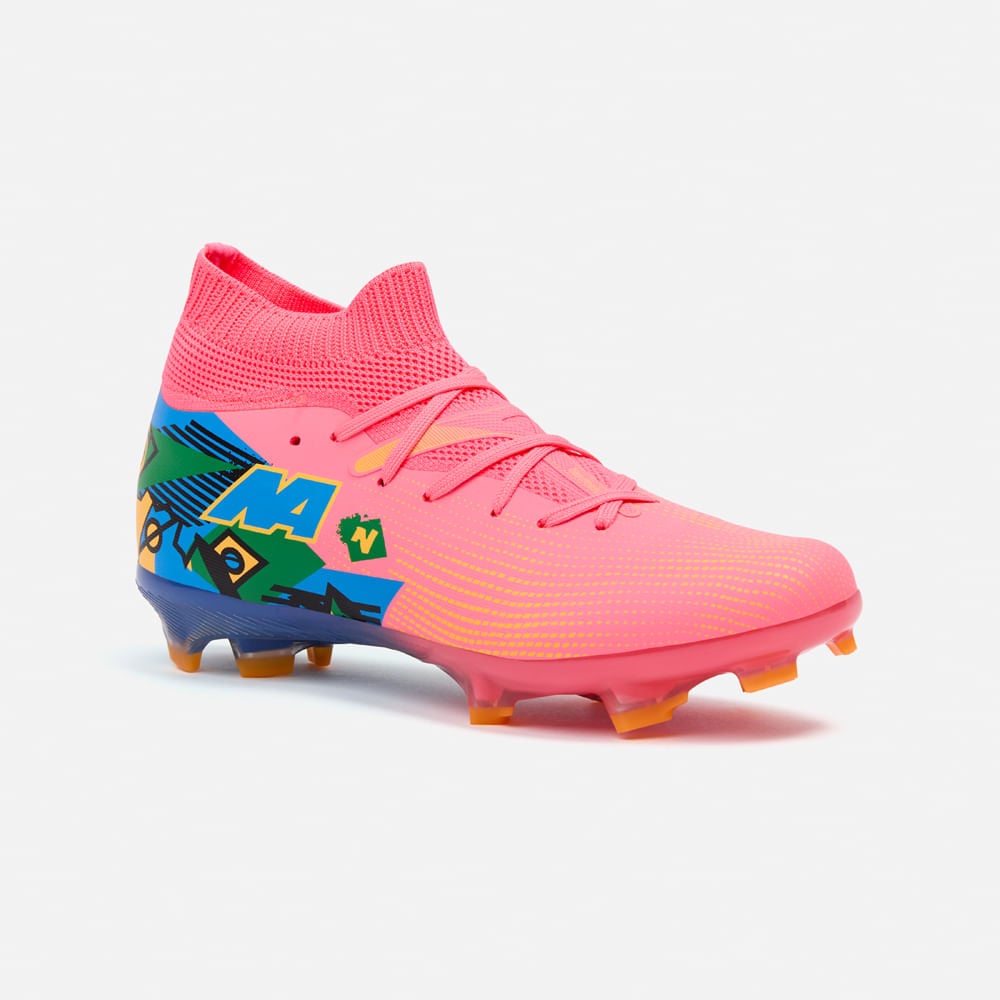 ZAPATILLAS NEW ATHLETIC FOOTBALL SCARPA123 CORAL CON TURQUESA JUVENIL - 1