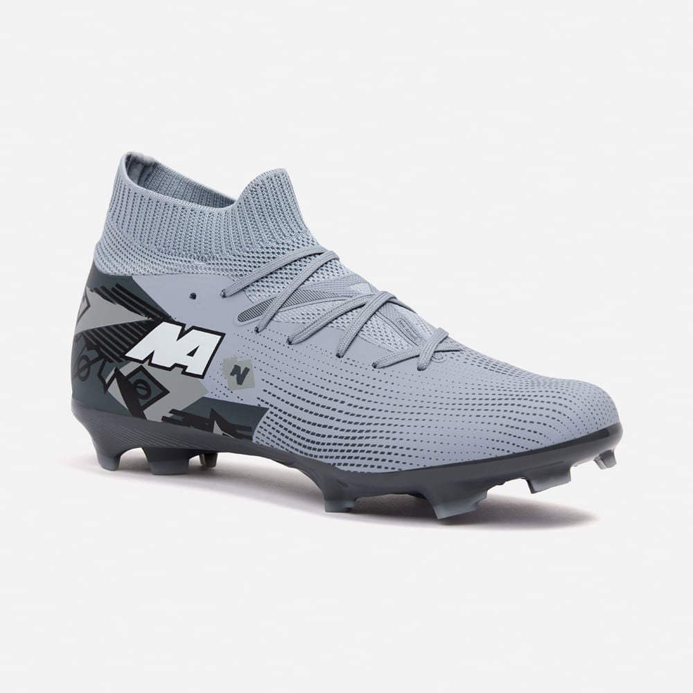 ZAPATILLAS NEW ATHLETIC FOOTBALL SCARPA123 GRIS CON PLOMO HOMBRE - 1