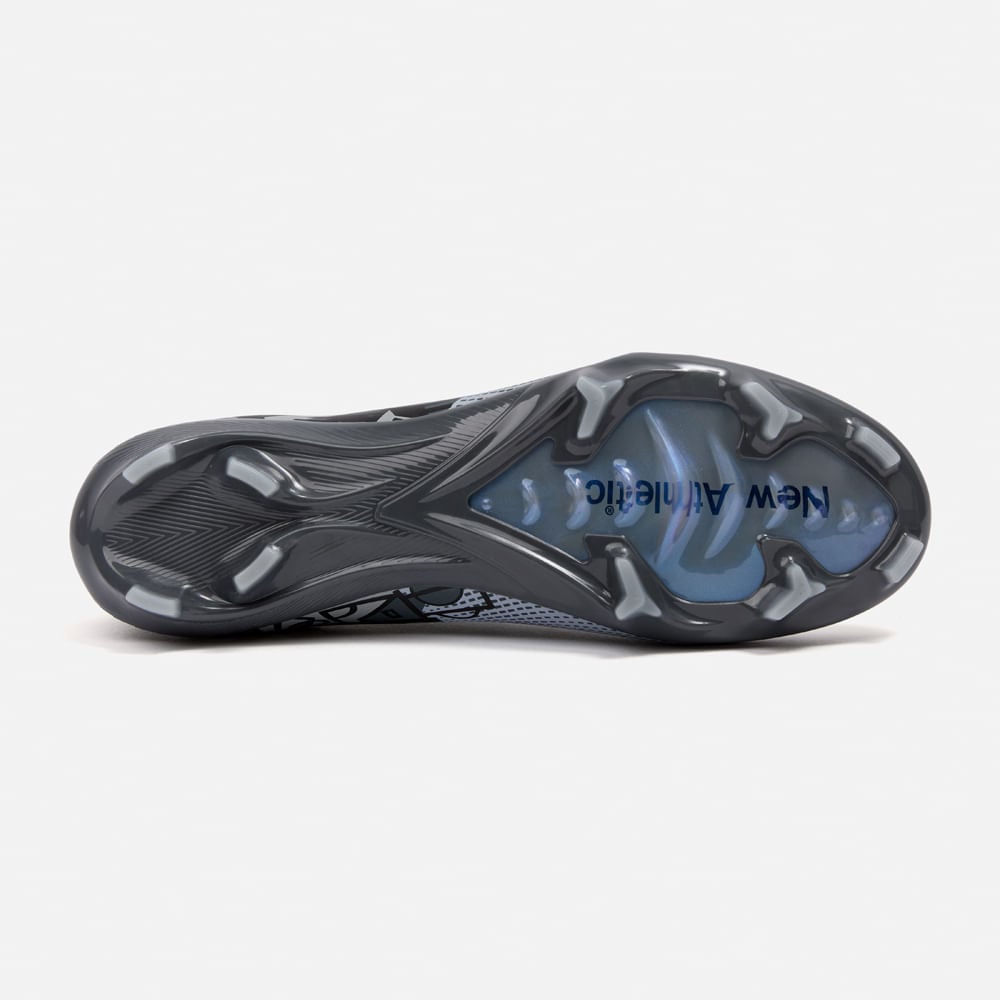 ZAPATILLAS NEW ATHLETIC FOOTBALL SCARPA123 GRIS CON PLOMO HOMBRE - 3