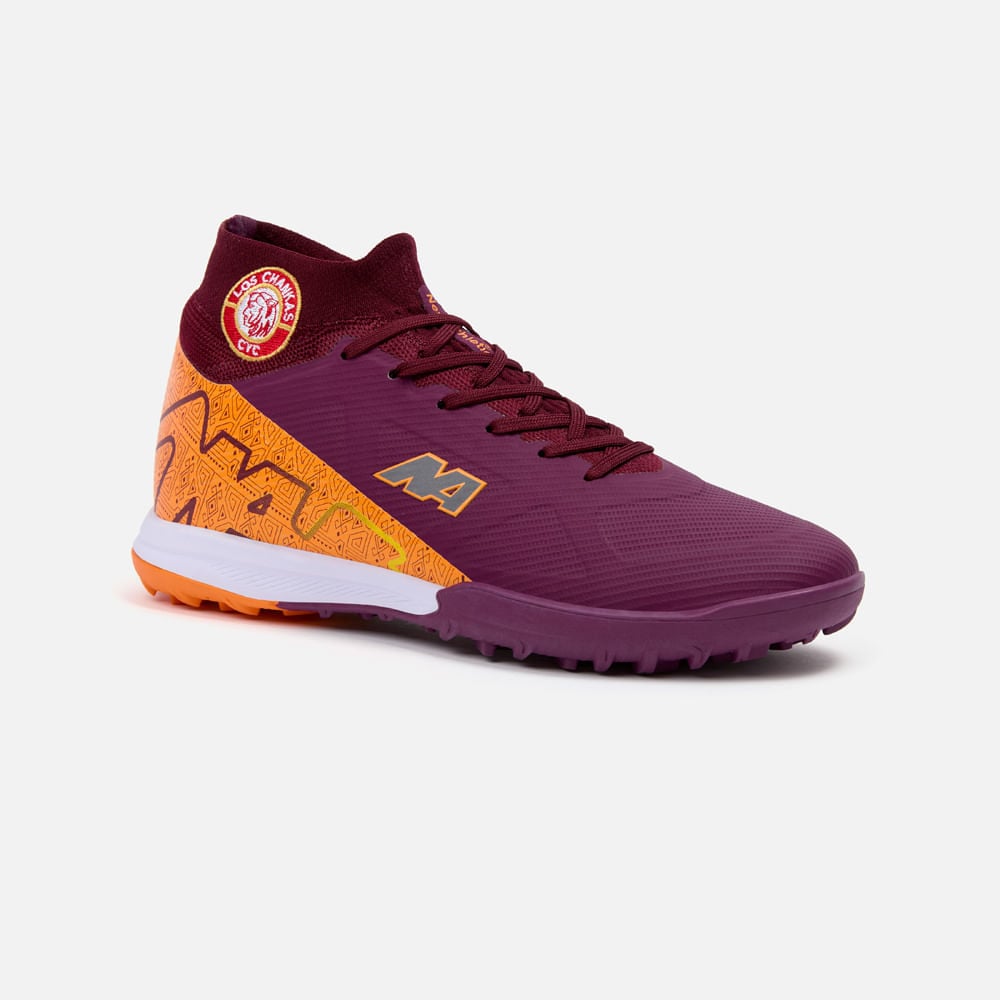 ZAPATILLAS NEW ATHLETIC CHANKAS 2025 GUINDA CON AMARILLO JUVENIL - 1
