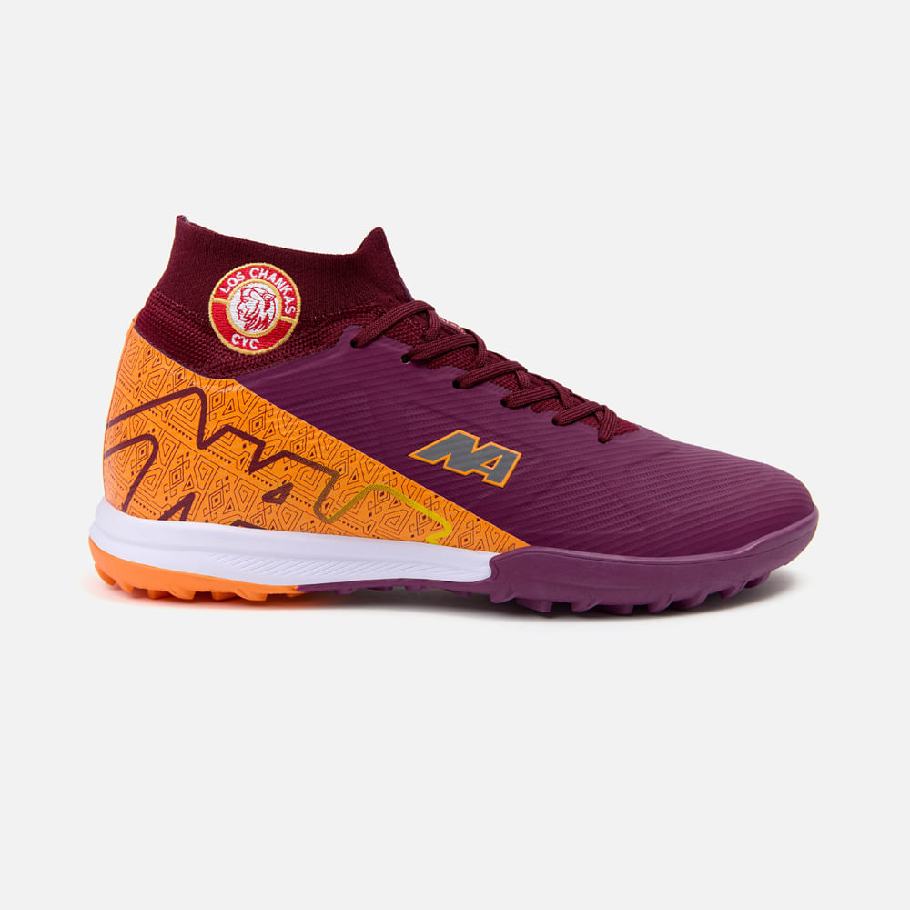 ZAPATILLAS NEW ATHLETIC CHANKAS 2025 GUINDA CON AMARILLO JUVENIL - 2