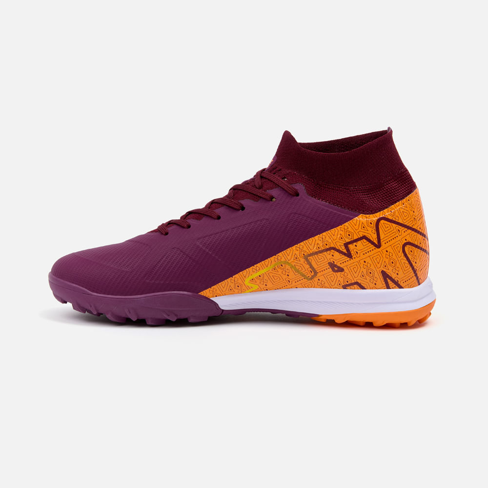 ZAPATILLAS NEW ATHLETIC CHANKAS 2025 GUINDA CON AMARILLO JUVENIL - 2