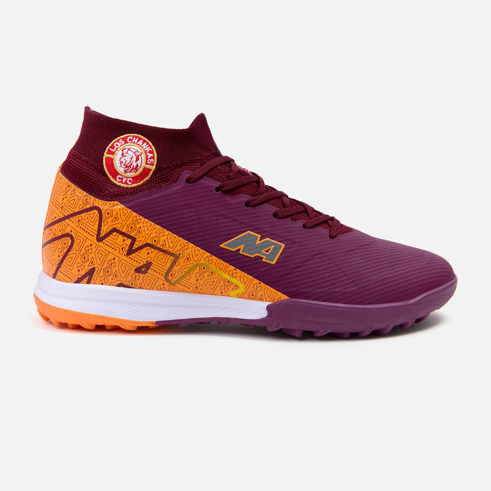 ZAPATILLAS NEW ATHLETIC CHANKAS 2025 GUINDA CON AMARILLO HOMBRE - 2