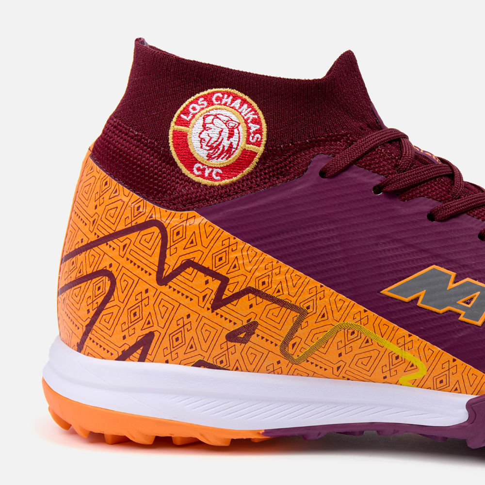 ZAPATILLAS NEW ATHLETIC CHANKAS 2025 GUINDA CON AMARILLO HOMBRE - 5