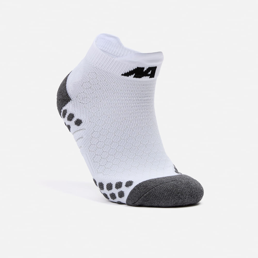 MEDIAS NEW ATHLETIC TOBILLERA13 BLANCO CON PLOMO UNISEX - 1