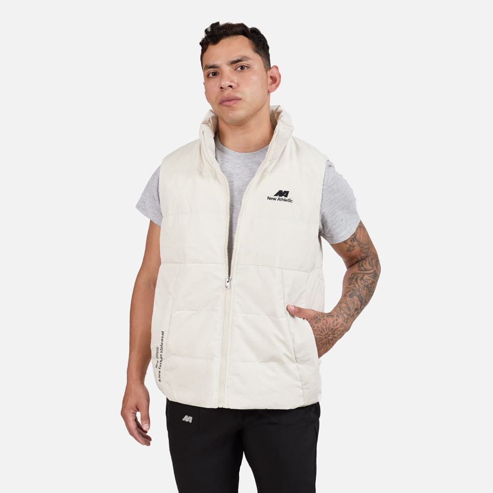 CHALECO NEW ATHLETIC ALTEIR BLANCO HOMBRE - 1