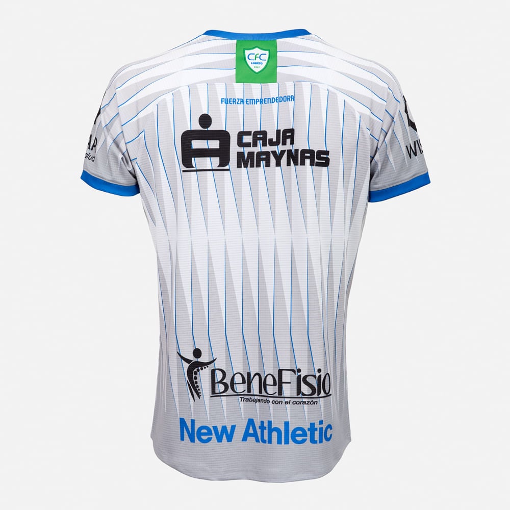 CAMISETA COMERCIANTES FC ALTERNA BLANCO CON GRIS HOMBRE - 2
