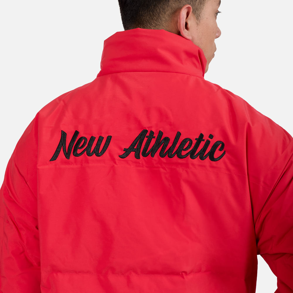 CASACA NEW ATHLETIC CRIMZON ROJO CON NEGRO HOMBRE - 3