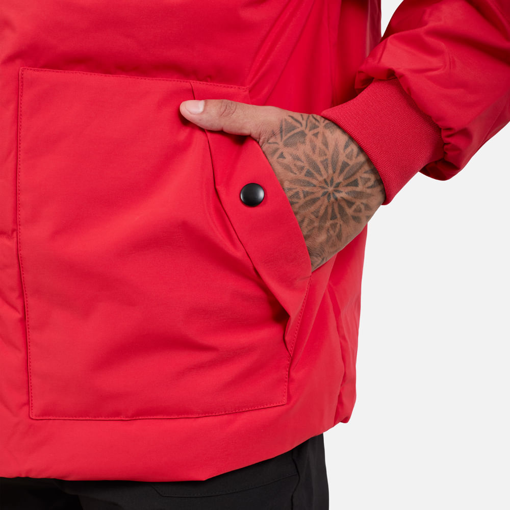 CASACA NEW ATHLETIC CRIMZON ROJO CON NEGRO HOMBRE - 4