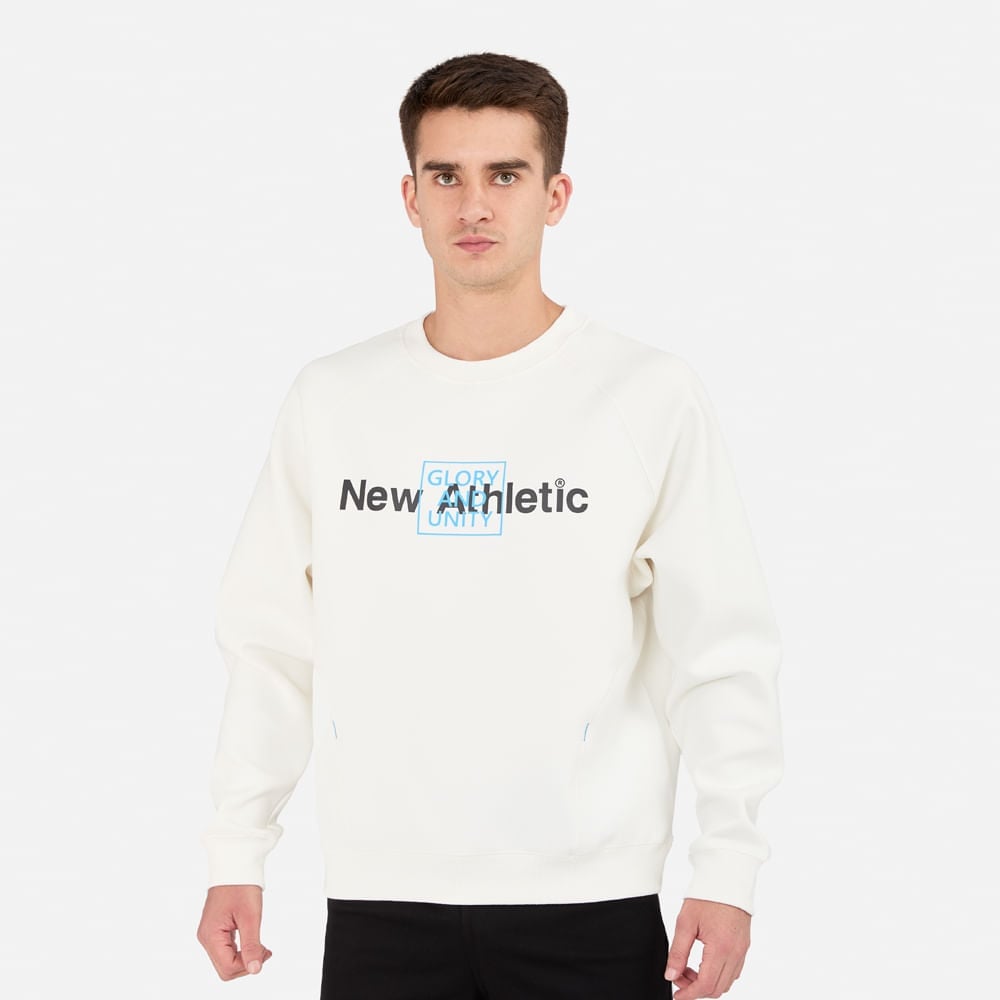 POLERA NEW ATHLETIC GLORY BLANCO HOMBRE - 1