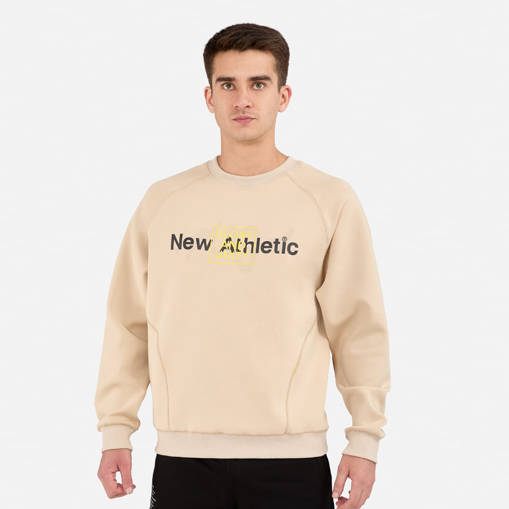 POLERA NEW ATHLETIC GLORY BEIGE HOMBRE - 1