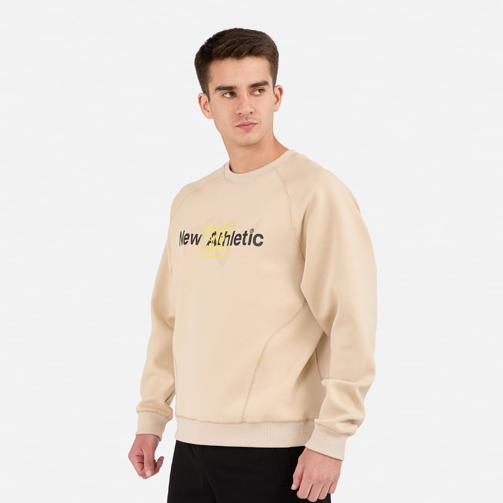 POLERA NEW ATHLETIC GLORY BEIGE HOMBRE - 2