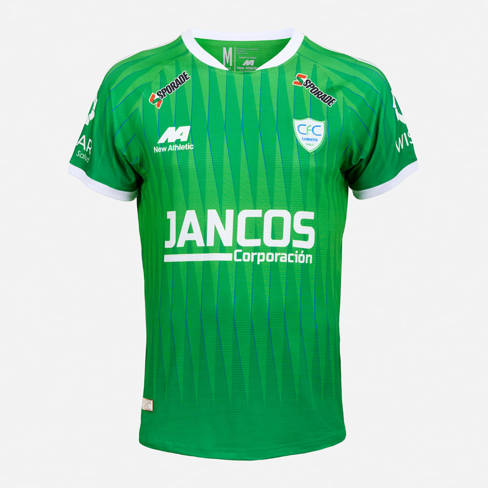 CAMISETA COMERCIANTES FC OFICIAL VERDE CON BLANCO HOMBRE - 1