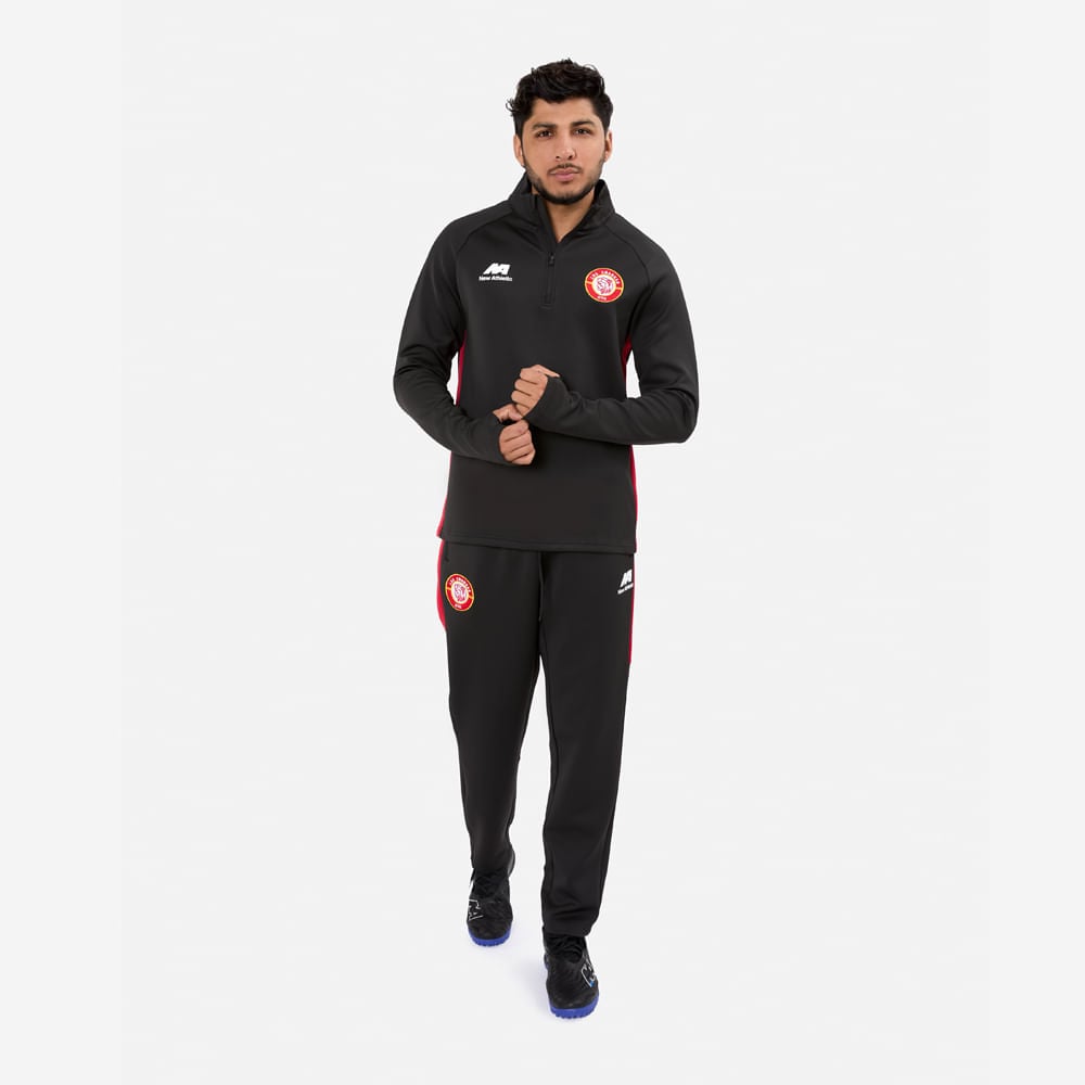 BUZO CONJUNTO CHANKAS ENTRENAMIENTO NEGRO HOMBRE - 1