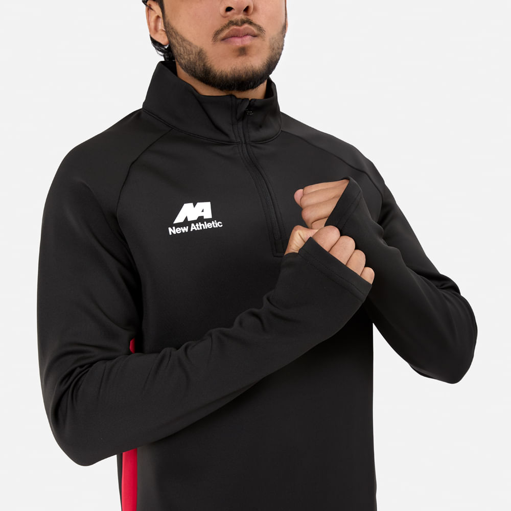 BUZO CONJUNTO CHANKAS ENTRENAMIENTO NEGRO HOMBRE - 6