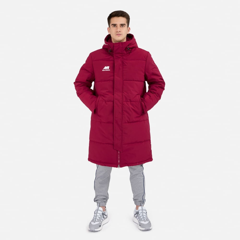 CASACA NEW ATHLETIC ULTRA63 VINO HOMBRE - 1