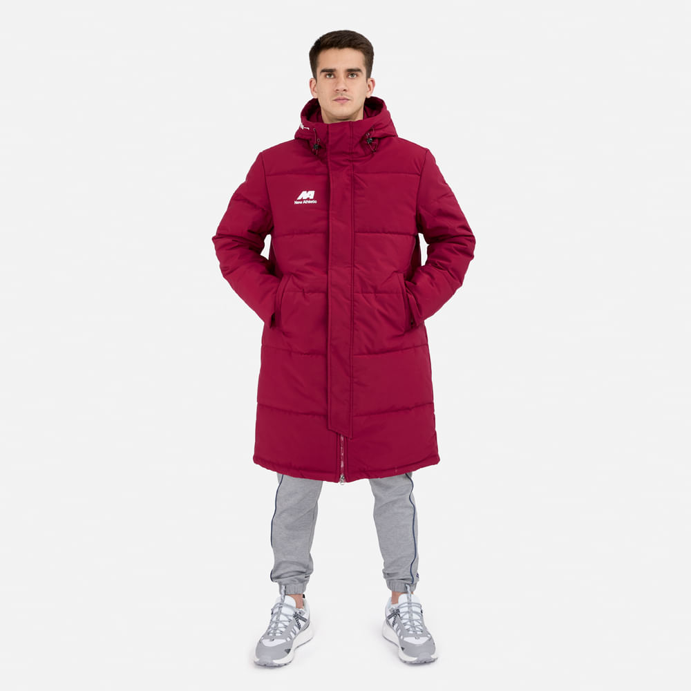 CASACA NEW ATHLETIC ULTRA63 VINO HOMBRE - 1