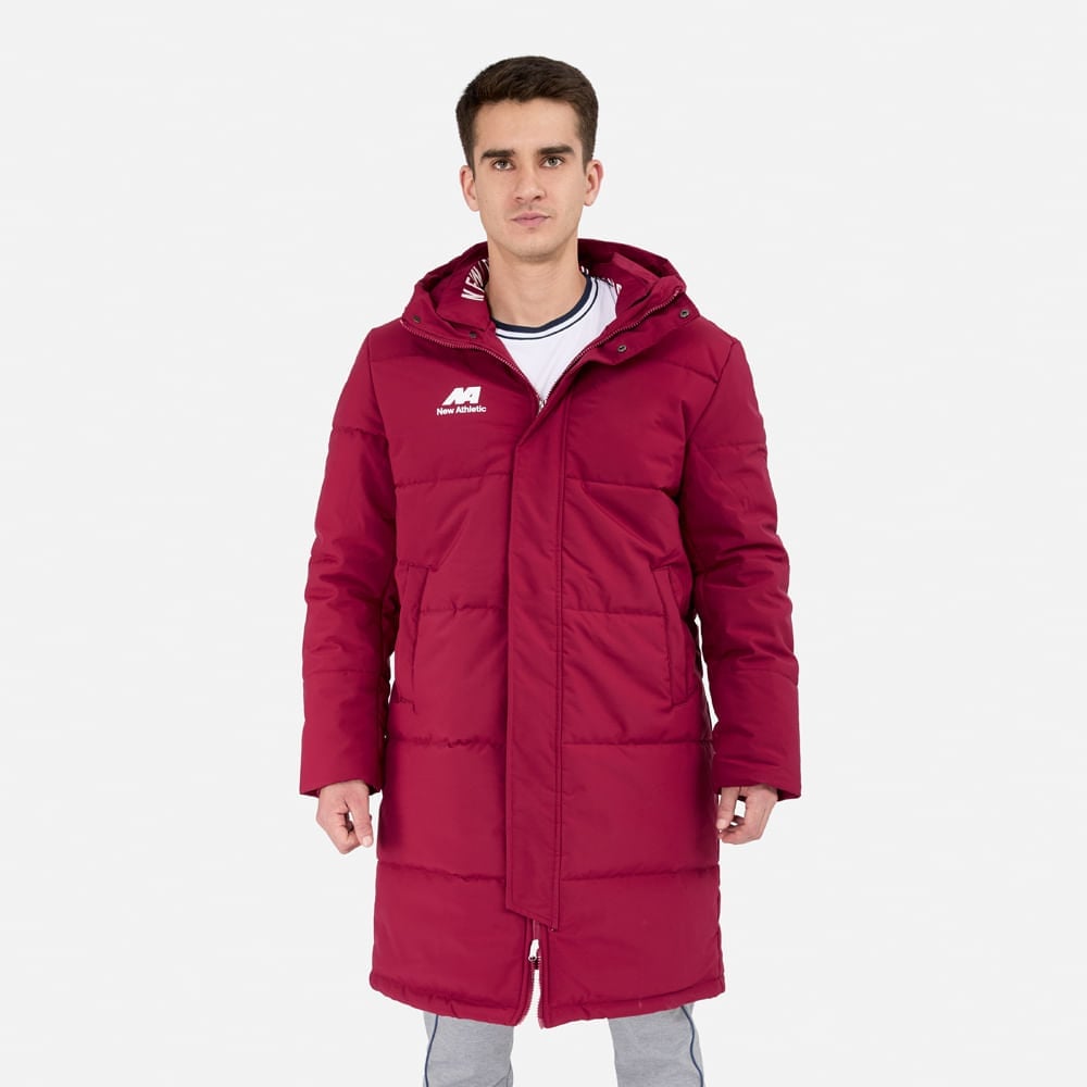 CASACA NEW ATHLETIC ULTRA63 VINO HOMBRE - 2